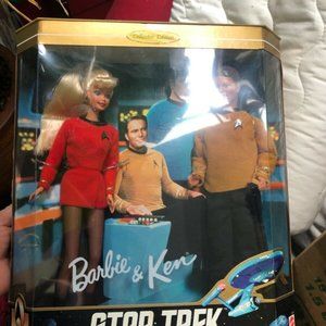 1996 Barbie and Ken "Star Trek" Gift Set